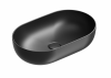 Catalano SFERA umywalka nablatowa 60x37 h=16 cm czarny mat 0522610022